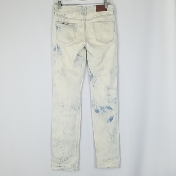 Madewell women 26x34 acid wash straight leg jeans - Picture 2 of 6